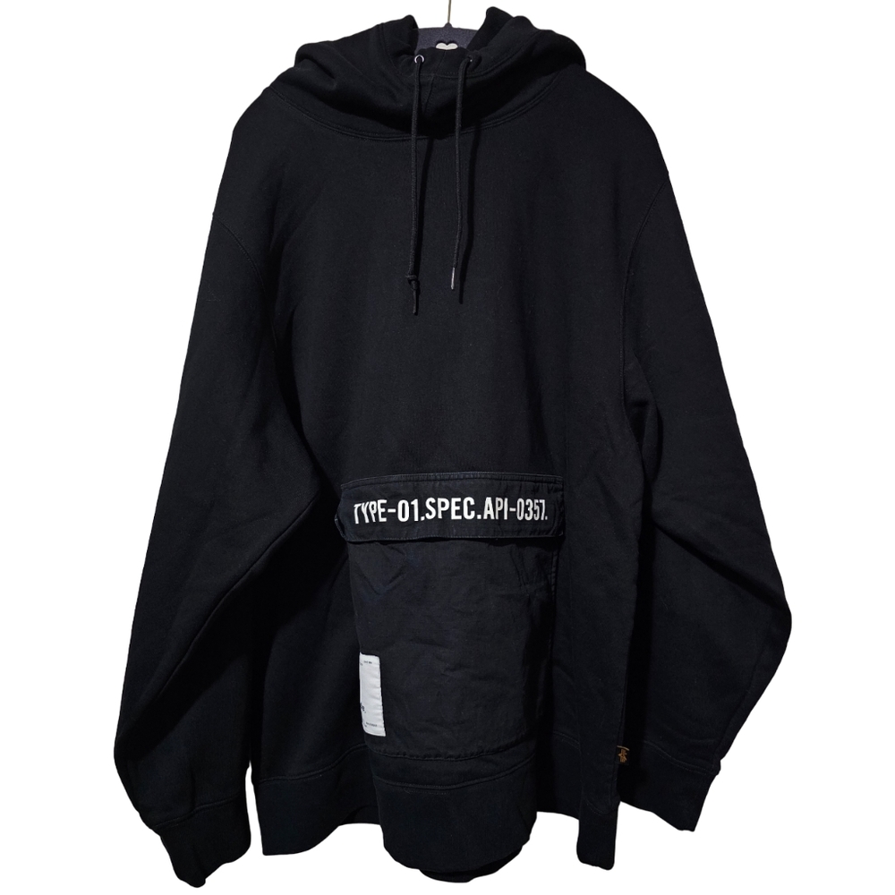 Like New Men's Alpha Industries Black Hoodie